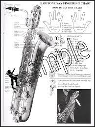 Saxophone Fingering Chart Blank Saxophone Finger Chart By