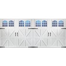 The reliabilt door was built incorrectly, the hinge side leg was shorter than the strike side. Reliabilt 16 Ft X 7 Ft 900 Series Insulated Double Garage Door With Windows Double Garage Door Garage Door Windows Garage Doors