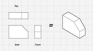 Working With Orthographic Projections And Basic Isometrics Tuts Design Illustration Tu Orthographic Drawing Orthographic Projection Graphic Design Lessons