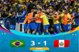 The hosts of copa america 2019 find themselves in a paradoxical situation. Copa America Brasil Vs Peru 3 1 Dua Kartu Merah Brasil Juara 2019 Bola Bisnis Com