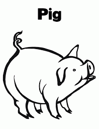 Coloring is a magnificent activity for little humans. Printable Pig Pictures Coloring Home