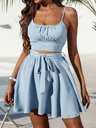 Shein cheap skirt set