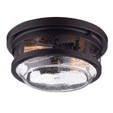 Shop this collection (7) $ 117 62. Globe Electric 2 Light Wolfe Bronze Outdoor Flush Mount 44263 The Home Depot