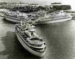 All Of The Original Fleet Of Royal Caribbean Cruise Lines Together In The Port Of Miami Sun V Cruise Ship Royal Caribbean Cruise Lines Royal Caribbean Ships