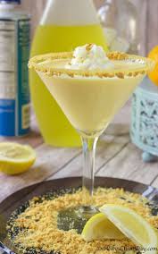 Lemon Meringue Pie Martini Recipe Lemon Drink Recipes Lemon Meringue Pie Lemon Meringue