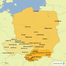 Die hauptstadt und die größte stadt ist prag mit 1,3 millionen. Stepmap Polen Tschechien Slowakei Landkarte Fur Deutschland