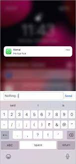 Talking of quick reply, it is a convenient feature that lets users reply to texts and chat messages directly from their lock screen. Ios 15 How To Reply To Messages From Lock Screen On Iphone