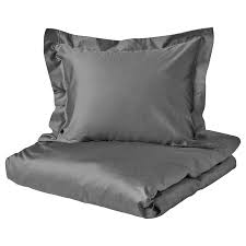 luktjasmin dekbedovertrek en 2 kussenslopen donkergrijs 240x220 50x60 cm ikea quilt cover ikea duvet covers
