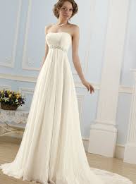 Cheap Greek Goddess Wedding Dresses Empire Wedding Dress Wedding Dresses Strapless A Line Wedding Dress