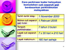 § memohon cuti tanpa gaji mengikut kelayakan seperti. Bhg Pengurusan Sumber Manusia Kementerian Pendidikan Malaysia Ppt Download