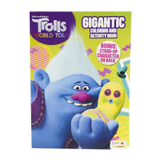 Dreamworks trolls jumbo coloring and activity book. Wholesale 192 Page Trolls World Tour Jumbo Coloring Book