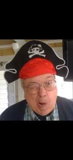 Pirate with steering wheel