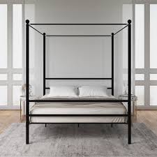Black metal sunburst canopy bed full size (bed) frame order now before price up. Mainstays Metal Canopy Bed Full Black Walmart Com Walmart Com