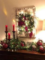 Here's a sneak peak at how i continue the dark red into the great room and how i started the mantel… i hope you found this helpful and are inspired to decorate your home for christmas. Easy Diy Christmas Decor Ideas For Your Table Mantle And Wall Using Garl Diy Christmas Decorations Easy Green Christmas Decorations Easy Christmas Decorations