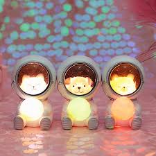 Animal Astronaut Night Light From Apollo Box Cute Night Lights Kawaii Room Night Light