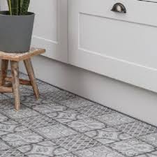 5sqm Pack Of 55 Tiles Moroccan Grey Self Adhesive Vinyl Floor Tiles 274 5043 Vinyl Flooring Tile Floor Sticky Back Plastic