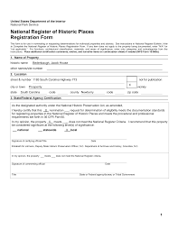 NPS Form 10 900 OMB No. 1024 0018