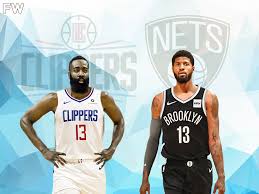 Harden has been increasingly uneasy about the rockets' ability to compete for an nba title and has been considering the possibility of pushing to play. Nba Rumors Paul George To Nets James Harden To La Clippers In Proposed Three Way Trade With Rockets Fadeaway World
