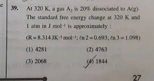 To reduce the impact of poverty on people living in new mexico by providing support services that help families break the cycle of dependency on public assistance. 39 At 320 K A Gas A Is 20 Dissociated To A G The Standard Free Energy Change At 320 K And 1 Atm In J Mol 1 Is Approximately R 8 314 Jk 1 Mol 1 En 2 0 693 En 3 1 098 1 4281 2 4763 3 2068 4 1844 27