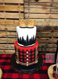 Buffalo Plaid Lumberjack Baby Shower Ideas Jordan S Easy Entertaining