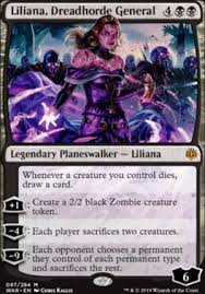 I really wanted to do something with bolas and ugin to start, and then i tossed in the immortal sun because it's the entire reason bolas is able to trap planeswalkers on ravnica for the war in the first place (thanks tezzeret. Liliana Dreadhorde General War Of The Spark Standard Card Kingdom