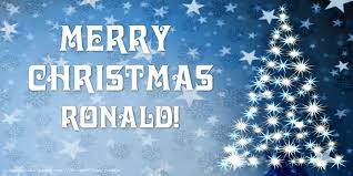 Merry Christmas Ronald!