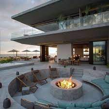 Image enjoying the crisp outdoor air while the fire's warmth softens the chill and provides the perfect place for you to curl up and relax after a long day. 70 Outdoor Fireplace Designs For Men Cool Fire Pit Ideas
