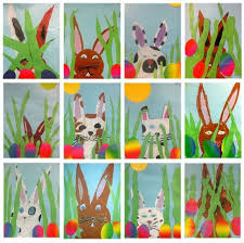 Einige Arbeitsergebnisse Aus Dem Kunstunterricht Schule Am Lindenberg Ostern Grundschule Kunst Grundschule Ostern Malen
