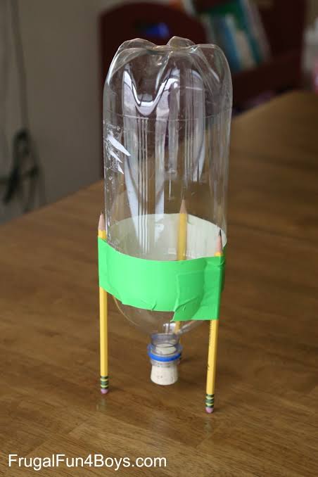 This EPIC Bottle Rocket Flew Higher Than our Two Story House! - Frugal Fun  For Boys and Girls