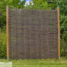 Robinienzaun Baldo Stabil Ohne Rahmen Naturzaun Weidenzaun Flechtzaun