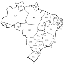 Mapa do pará para colorir. Mapa Politico Do Brasil Desenhos Para Colorir Imprimir E Pintar Desenhos Para Pintar E Colorir