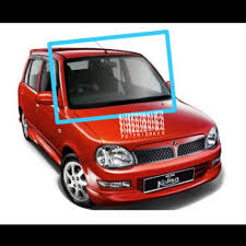 Menutupkan lubang cermin kereta yang retak itu dengan tape. Getah Cermin Depan Kelisa Shopee Malaysia