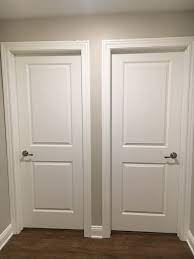 2 Panel Raised Interior Doors Vs Flat Panel Door Design Interior Interior Door Styles Doors Interior