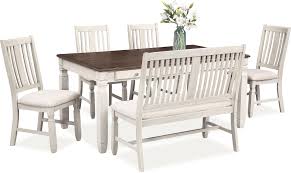 The office of judge or magistrate. Glendale Dining Table 4 Chairs And Bench American Signature Furniture