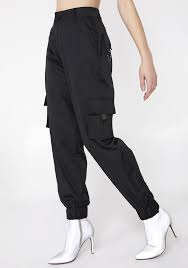 Black And Yellow Cargo Pants Cropped Cargo Joggers Jogger Pants Outfit Shirts Women Fashion Black Camo Pants