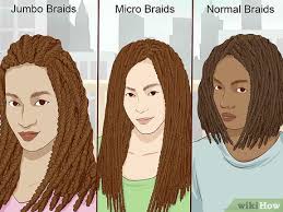 Typically, box braids come in 3 basic sizes: Simple Ways To Do Jumbo Box Braids 15 Steps With Pictures