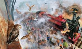 Harry Potter And The Order Of The Phoenix Illustrated By Jim Kay Jim Kay Illustrated Edition Of Harry Potter And The Philosopher S Stone Vintage Posterler Harry Potter Kitaplari Illustration
