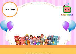 Cocomelon birthday party decoration kit | party printables. Free Printable Cocomelon Baby Shower Invitation Templates Free Printable Baby Shower Invitations Baby Shower Invitation Templates Baby Birthday Invitations