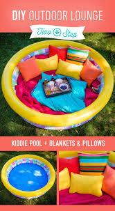 Izze Two Step 10 It S Showtime Cozy Up For A Backyard Movie Night With This Kiddie Pool Diy Backyard Fun Summer Diy Backyard For Kids