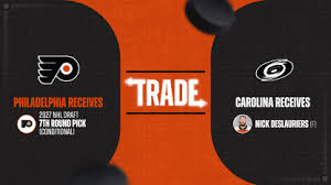 Flyers Acquire 2027 Conditional 7th Round Pick from Carolina in Exchange for Nicolas Deslauriers