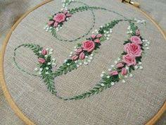 Are you excited to try this easy cross stitch pattern? 70 Handkerchief Embroidery Ideas Handkerchief Embroidery Embroidery Embroidery Letters