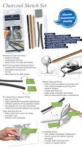 Sketching With Faber Castell S Charcoal Sketch Set In 2020 Charcoal Sketch Faber Castell Vine Charcoal