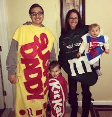 Candy Family Halloween Costumes Kit Kat Baby Ruth M M Sugar Daddy Candy Costumes Family Halloween Costumes Family Halloween
