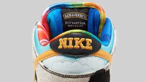 An image leaked on instagram yesterday of the nike sb dunk low x ben & jerry's chunky dunky. the colorful sneaker takes its name from the ben & jerry's chunky monkey ice cream. What Is A Chunky Dunky And Why Is It 1 600 Gq