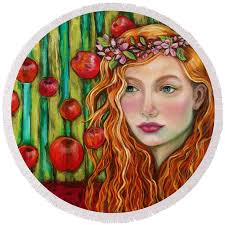 Pomona Greeting Card by Karen Nell McKean