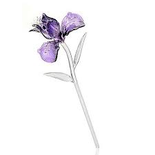 Check spelling or type a new query. Waterford Fleurology 15 5 Purple Iris Glass Flower 470 132 Purple Iris Petals Glass Flowers