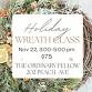 Holiday wreath class event in Palisade, CO