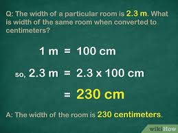 Cara Mengubah Cm Menjadi M 12 Langkah Dengan Gambar Wikihow