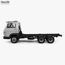 3d Model Of Volkswagen Delivery 13 160 Chassis Truck 3 Axle 2015 In 2020 Volkswagen Trucks 3d Model