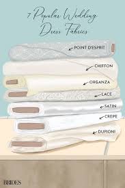 Wedding Dress Fabric Guide The A To Z Of Wedding Dress Materials Wedding Dress Fabrics Sewing Wedding Dress Wedding Dress Types